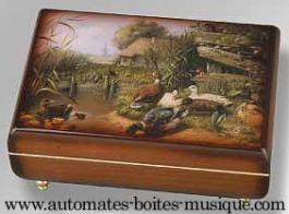 Bo&icirc;tes &agrave; bijoux musicales avec photo Bo&icirc;te &agrave; bijoux musicale avec photo : bo&icirc;te &agrave; bijoux musicale "Canards"