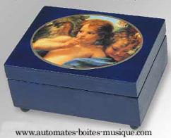 Bo&icirc;tes &agrave; bijoux musicales avec photo Bo&icirc;te &agrave; bijoux musicale avec photo : bo&icirc;te &agrave; bijoux musicale "Anges"