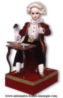 Aut&oacute;matas de porcelana Aut&oacute;mata musical tradicional de porcelana : aut&oacute;mata Mozart