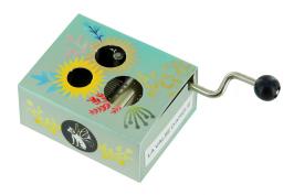 Boîtes à musique à manivelle en carton illustré Boîte à musique à manivelle en carton illustré "Belle Lurette" - La valse d'Amélie Poulain (Yann Tiersen)
