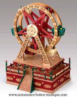 Man&egrave;ges musicaux miniatures en polystone Man&egrave;ge musical miniature : man&egrave;ge grande roue
