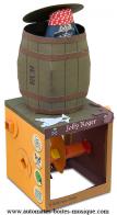 Automates en carton Automate en carton : automate Jolly Roger le pirate