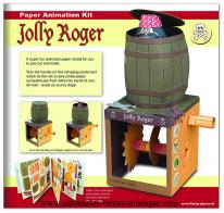 Automates en carton Automate en carton : automate Jolly Roger le pirate