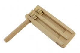 Instruments de musique traditionnels Instrument de musique pour enfants: Crécelle double en bois