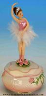 Ballerines automates musicales Ballerine automate musicale : ballerine automate avec tutu en duvet