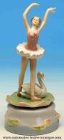 Ballerines automates musicales Ballerine automate musicale : ballerine automate avec cygne