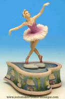 Ballerines automates musicales Ballerine automate musicale : ballerine automate avec tutu mauve
