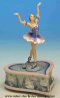 Ballerines automates musicales Ballerine automate musicale : ballerine automate avec tutu bleu