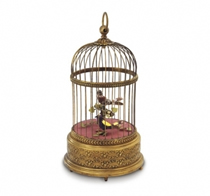 Oiseaux chanteurs m&eacute;caniques Oiseaux chanteurs m&eacute;caniques Reuge : oiseaux chanteurs automates en cage