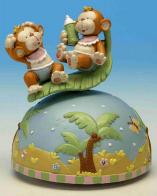 Jouets musicaux pour les petits Jouet musical : les deux singes