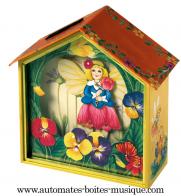 Trousselier musical animated moneyboxes Trousselier musical animated money box : Trousselier musical money box with dancing fairy