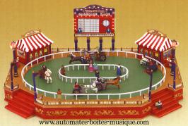 Man&egrave;ges musicaux miniatures haut de gamme Man&egrave;ge musical miniature : man&egrave;ge musical miniature champ de courses