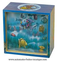 Bo&icirc;tes &agrave; musique avec animaux Bo&icirc;te &agrave; musique anim&eacute;e Trousselier : bo&icirc;te Trousselier avec poisson