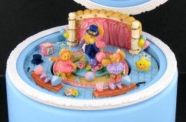 Automates musicaux nouveau-n&eacute;s Automate musical cadeau de naissance : bo&icirc;te ronde musicale pour nouveau-n&eacute; gar&ccedil;on