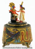 Bo&icirc;tes &agrave; musique Egypte Bo&icirc;te &agrave; musique Egypte : bo&icirc;te &agrave; musique avec figurines