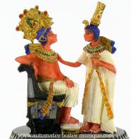 Bo&icirc;tes &agrave; musique Egypte Bo&icirc;te &agrave; musique Egypte : bo&icirc;te &agrave; musique avec figurines