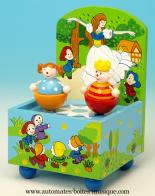 Bo&icirc;tes &agrave; musique pour la petite enfance Bo&icirc;te &agrave; musique pour enfants : bo&icirc;te &agrave; musique anim&eacute;e avec Blanche Neige et son prince