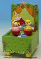 Bo&icirc;tes &agrave; musique pour la petite enfance Bo&icirc;te &agrave; musique pour enfants : bo&icirc;te &agrave; musique anim&eacute;e avec la Belle au bois dormant et prince