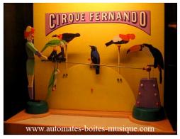 Tableaux m&eacute;caniques Tableau m&eacute;canique anim&eacute; : tableau m&eacute;canique anim&eacute; "L'oiseleur II"