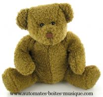 Ours en peluche automates Ours en peluche automate : ours en peluche automate musical avec poils courts