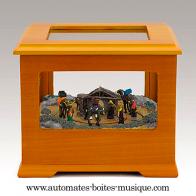 Cr&egrave;ches musicales anim&eacute;es Cr&egrave;che musicale anim&eacute;e : cr&egrave;che musicale en bois avec animations