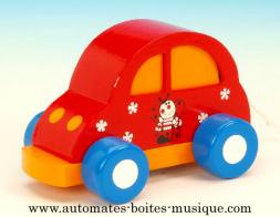 Voitures musicales anim&eacute;es Voiture musicale anim&eacute;e : voiture musicale rouge