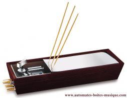 Bo&icirc;tes &agrave; musique Reuge Bo&icirc;te &agrave; musique Reuge de 36 lames : bo&icirc;te &agrave; musique Reuge porte-encens