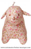 Doudous musicaux avec m&eacute;canismes musicaux &agrave; ficelle (animaux en tissu musicaux) Doudou musical Trousselier avec m&eacute;canisme musical : doudou musical mouton
