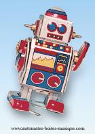 Jouets en m&eacute;tal, t&ocirc;le et fer blanc : robots m&eacute;caniques en m&eacute;tal Robot m&eacute;canique en m&eacute;tal, t&ocirc;le et fer blanc : robot m&eacute;canique mini robot