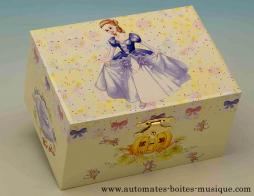 Bo&icirc;tes &agrave; bijoux musicales avec ballerines Bo&icirc;te &agrave; bijoux musicale en bois : bo&icirc;te &agrave; bijoux musicale avec ballerine dansante