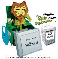 Automates en carton Automate en carton s&eacute;rie monstres de la Hammer : automate en carton "Loup-garou"