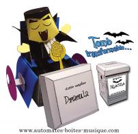Automates en carton Automate en carton s&eacute;rie monstres de la Hammer : automate en carton "Dracula"