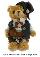 Ours en peluche automates Ours en peluche automate et musical : ours automate en costume folklorique