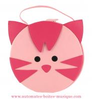 Sacs musicaux en cuir pour enfants Sac musical pour enfant : sac musical en cuir "chat"