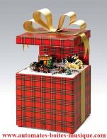 Bo&icirc;tes &agrave; musique anim&eacute;es de No&euml;l Bo&icirc;te &agrave; musique anim&eacute;e de No&euml;l Mr Christmas : bo&icirc;te &agrave; musique cadeau de No&euml;l auto-ouvrant
