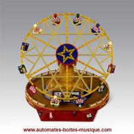 Man&egrave;ges musicaux miniatures haut de gamme Man&egrave;ge musical miniature Mr Christmas : man&egrave;ge musical "Frenzy Ride"