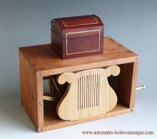 Automates de magie, automates truqu&eacute;s Automate de magie, automate truqu&eacute; : automate de magie "L'arlequin de Robert-Houdin"