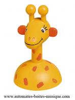 Bo&icirc;tes &agrave; bijoux musicales avec animaux Bo&icirc;te &agrave; bijoux musicale Trousselier avec animal dansant : bo&icirc;te &agrave; bijoux musicale avec girafe