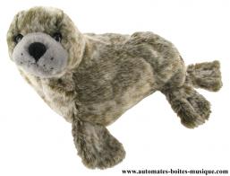 Ours en peluche automates Animal en peluche musical avec ficelle : phoque en peluche musical avec ficelle