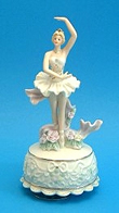 Jouets musicaux en porcelaine/polystone Jouet musical en porcelaine