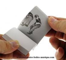 Folioscopes, feuilletoscopes ou flip books (Livres de dessins anim&eacute;s) Folioscope, feuilletoscope ou flip book : flip book "Charlie Chaplin"