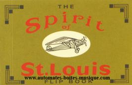 Folioscopes, feuilletoscopes ou flip books (Livres de dessins anim&eacute;s) Folioscope, feuilletoscope ou flip book : flip book "The spirit of Saint Louis"