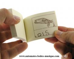 Folioscopes, feuilletoscopes ou flip books (Livres de dessins anim&eacute;s) Folioscope, feuilletoscope ou flip book : flip book "The spirit of Saint Louis"