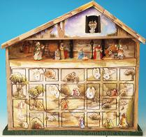 Calendriers musicaux de l'Avent Calendrier musical de l'Avent : calendrier musical de l'Avent avec ange et sc&egrave;ne anim&eacute;e