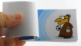 Folioscopes, feuilletoscopes ou flip books (Livres de dessins anim&eacute;s) Folioscope, feuilletoscope ou flip book : flip book "Goal!"