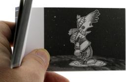 Folioscopes, feuilletoscopes ou flip books (Livres de dessins anim&eacute;s) Folioscope, feuilletoscope ou flip book : flip book "Un gros rhume de cerveau"