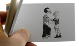 Folioscopes, feuilletoscopes ou flip books (Livres de dessins anim&eacute;s) Folioscope, feuilletoscope ou flip book : flip book "Une v&eacute;ritable histoire d'amour"