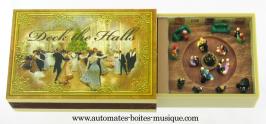 Bo&icirc;tes d allumettes musicales Bo&icirc;te d'allumettes musicale avec sc&egrave;ne anim&eacute;e miniature : bal