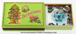 Bo&icirc;tes d allumettes musicales Bo&icirc;te d'allumettes musicale avec sc&egrave;ne anim&eacute;e miniature : Sapin de No&euml;l