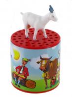 Boîtes à meuh, boîtes à vache et autres boîtes à son traditionnelles Boîte à meuh ou boîte à mêêê pour entendre le cri mécanique d'une chèvre
